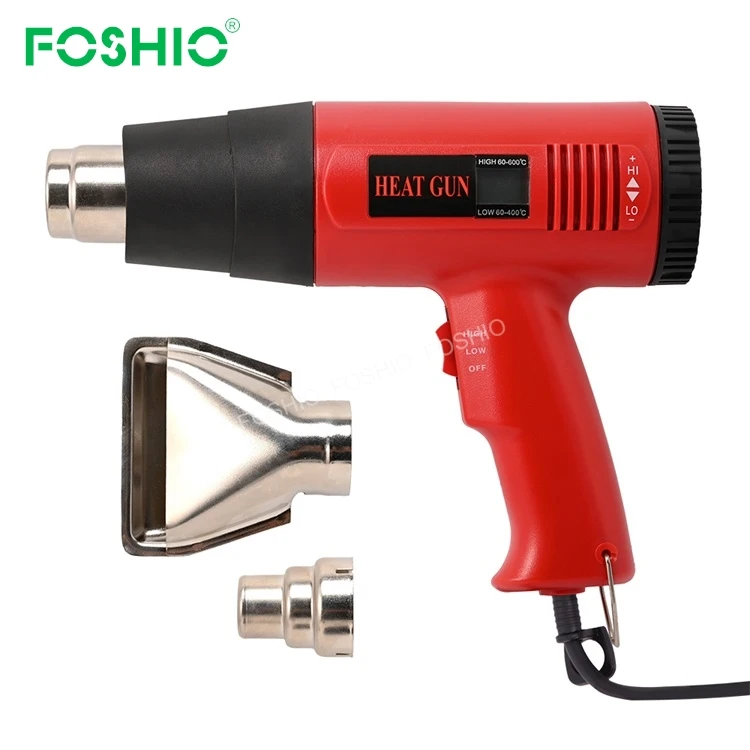 

Foshio Electronic Heated Welding Shrink Wrap Hot Air Gun