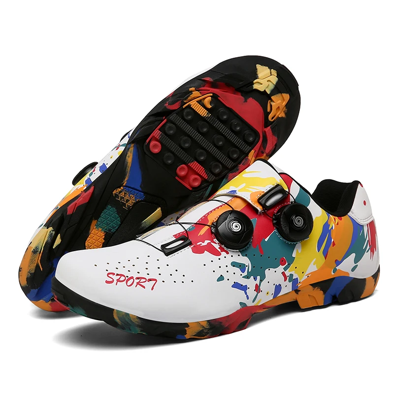 

Camouflage Rubber Sole without Cleats Best Clipless Road Bike Shoes Mens Designer Bicycle Sneakers Wide Cycling Shoes Womens