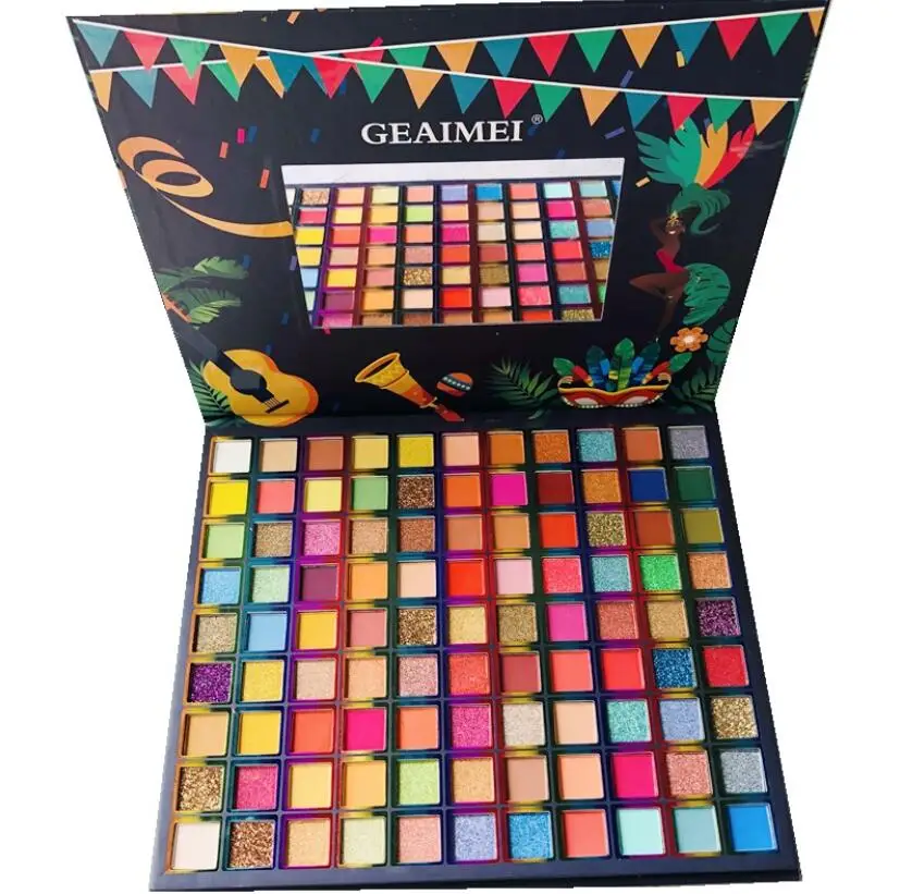 

Customize Rainbow Eyeshadow Pallete Private Label 99 colors