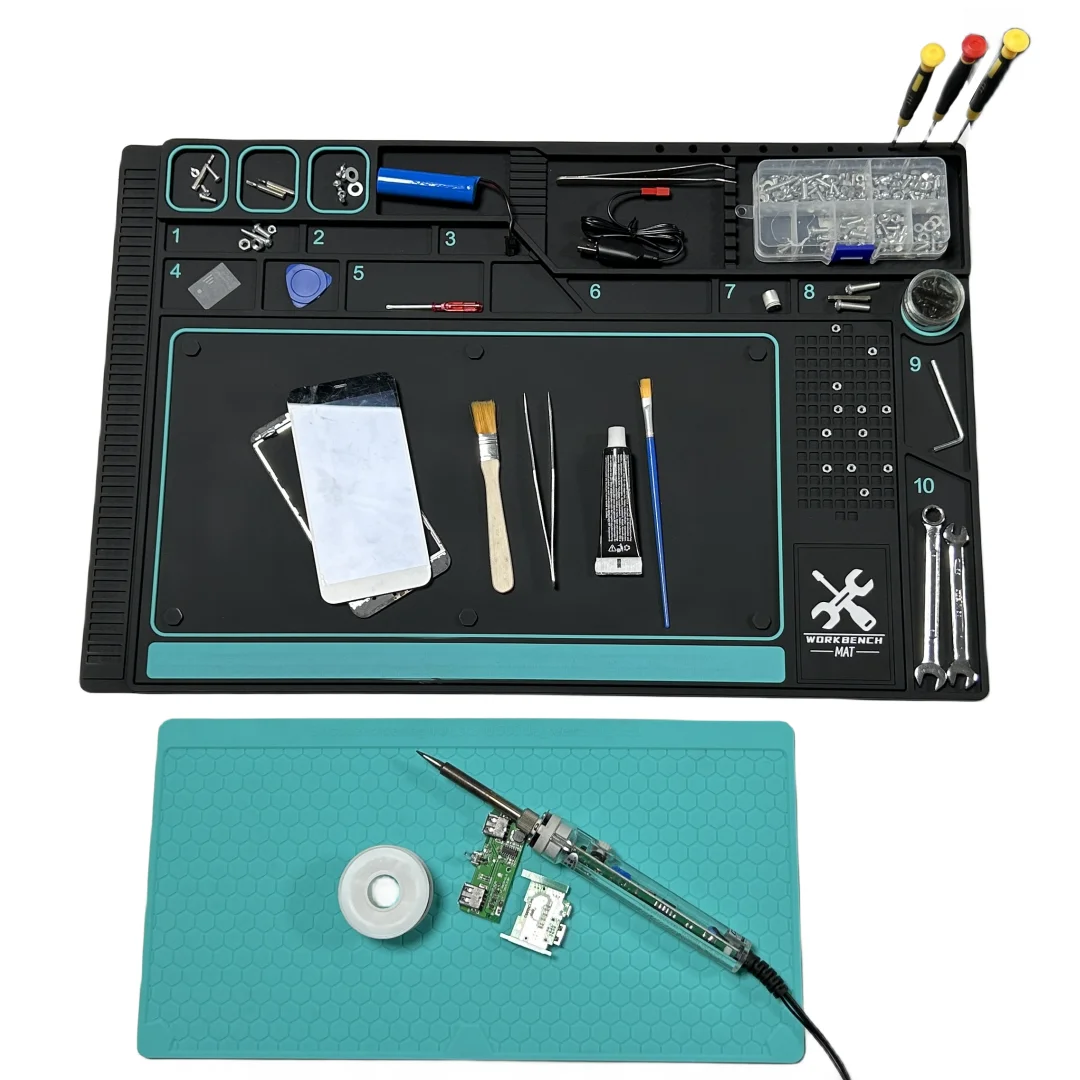 

Heat-resistant Customized Logo&Color Computer Phone Solder Mat Repair Work Mat