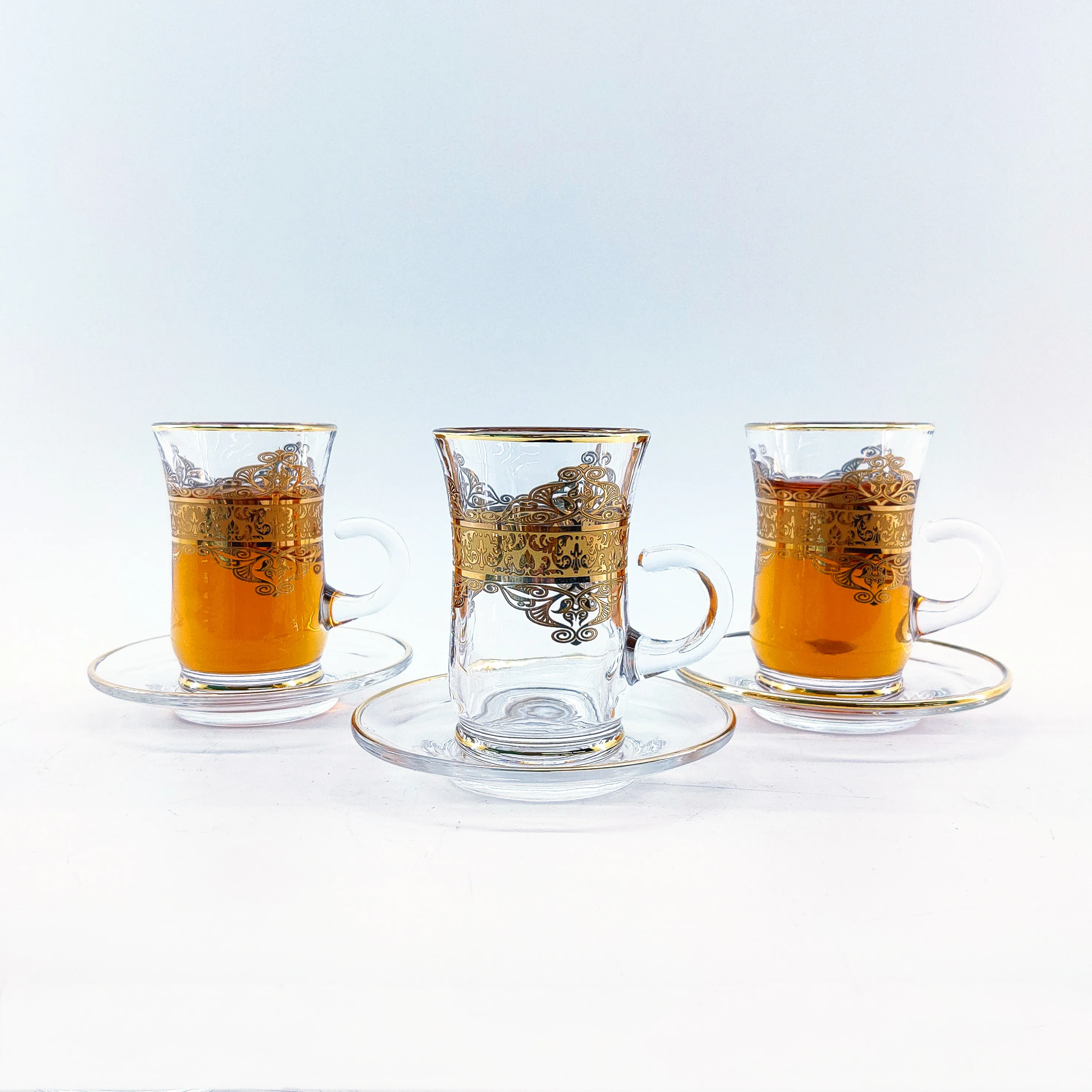 Cup And Saucer Moroccan Turkish Arabic Glass Tea Set Buy Moroccan