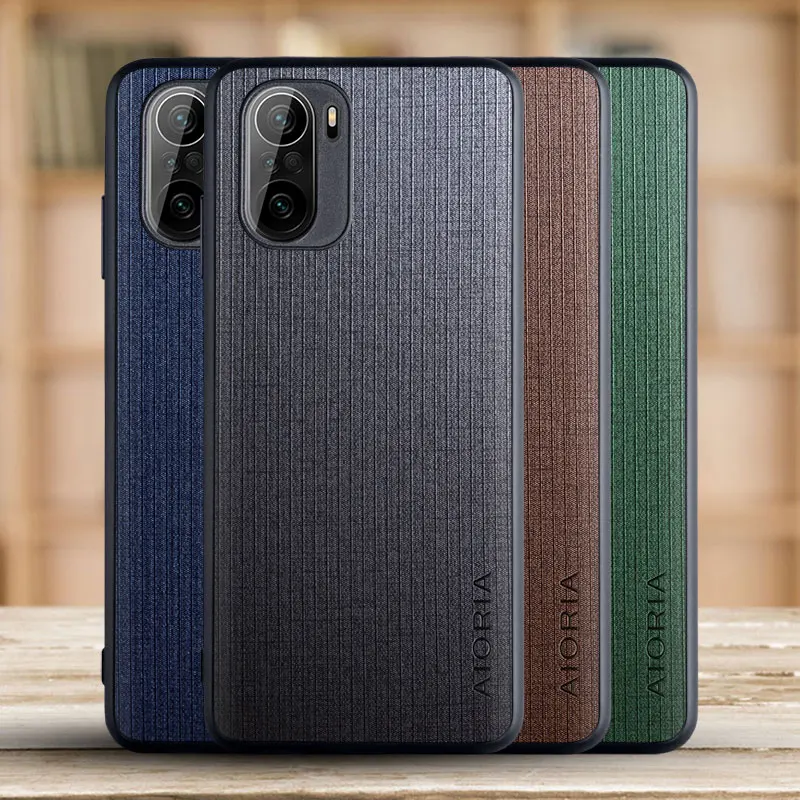 

Luxury Leather Phone Case Cover For Xiaomi Poco F3 Case