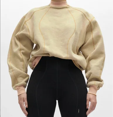 

2021 New Autumn Solid Women Long Sleeve Turtleneck Top Fashion Ladies Line Loose Thick Pullover, Green