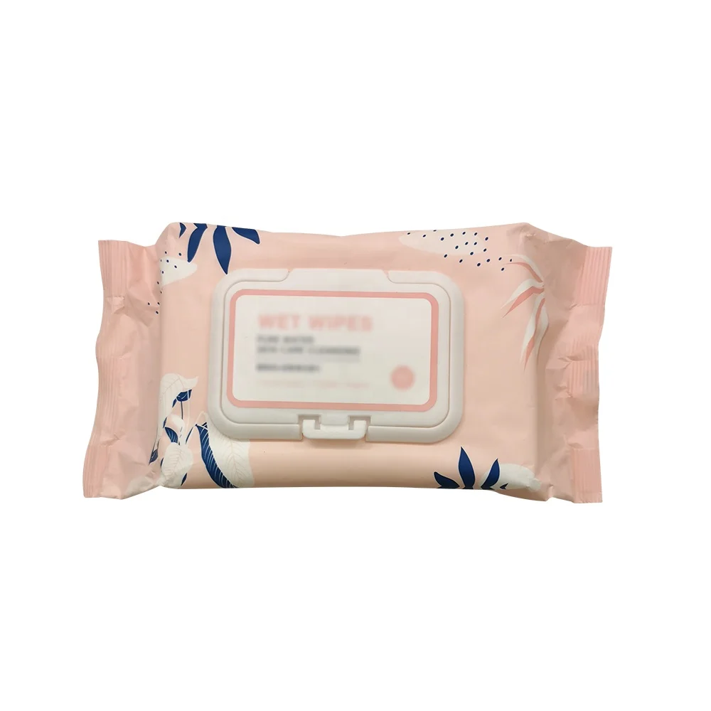 
Natural 80pcs pure water skin care cleansing wet wipes 