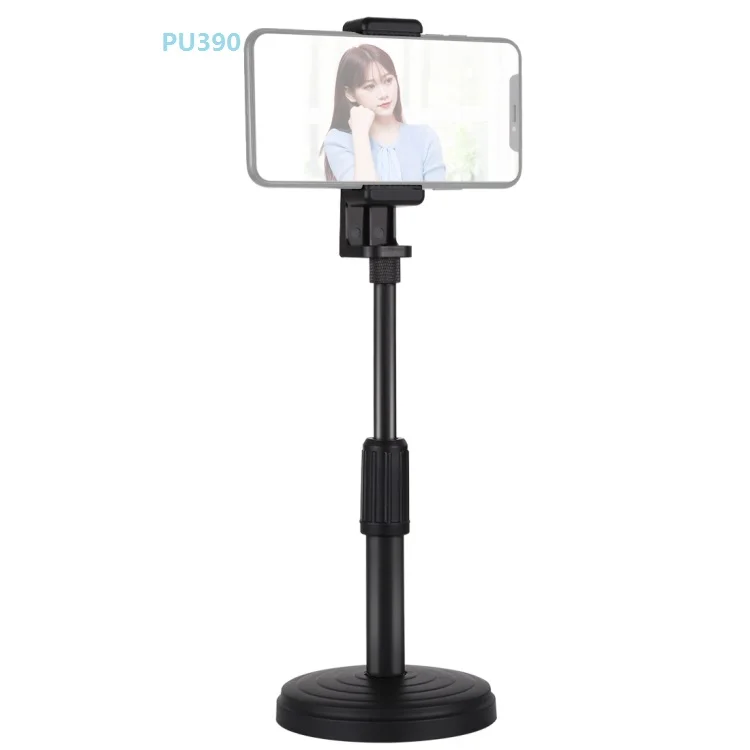 

Amazon Top Sale PULUZ Ring Light Phone Adjustable Height Round Base Desktop Mount Stand