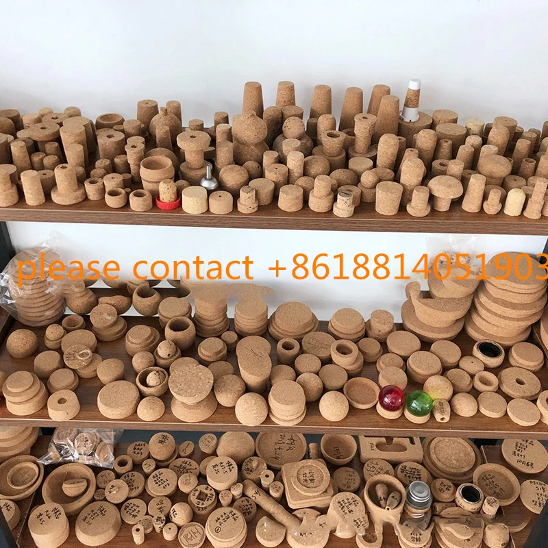 
Factory Profesional in custom cork lids ECO -friendly Natural Wine Stopper, Hand Craft Wood Glass Bottle Wine Cork lids 