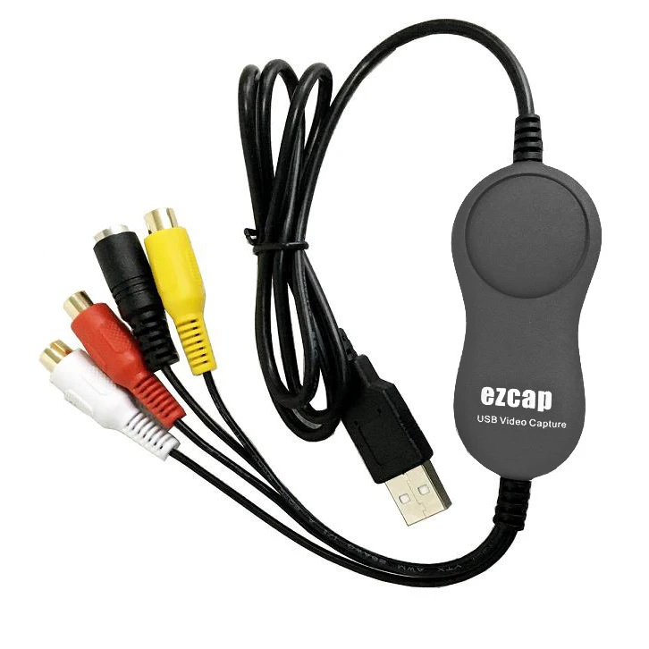 

USB 2.0 Video Audio Capture Card Adapter VHS VCR TV to DVD Converter support Wins MAC with snapshot ezcap159