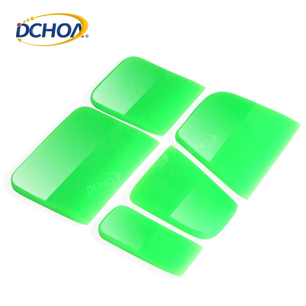 DCHOA Hot Sale 5pcs Automotive Pink Car Vinyl Wrap Rubber Windscreen PPF Squeegee
