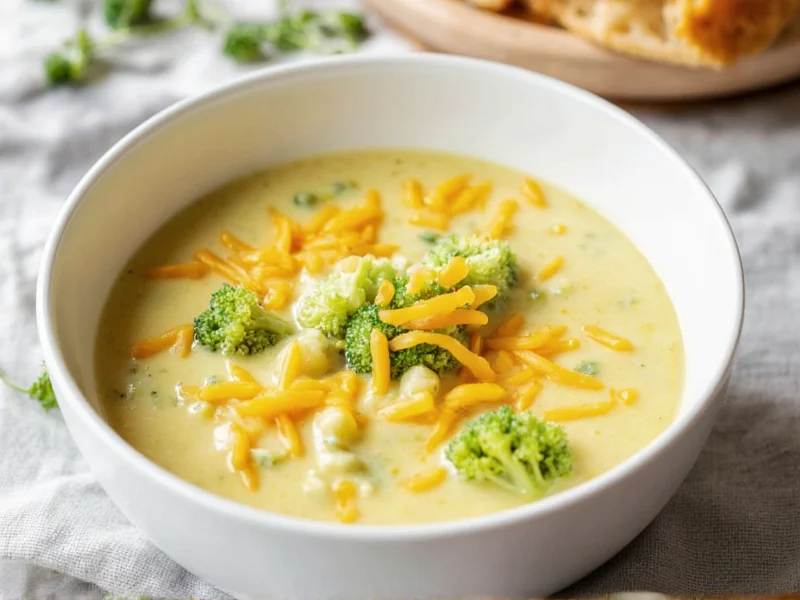 Perfect Broccoli Cheese Soup Recipe: Creamy & Simple (20 Min)