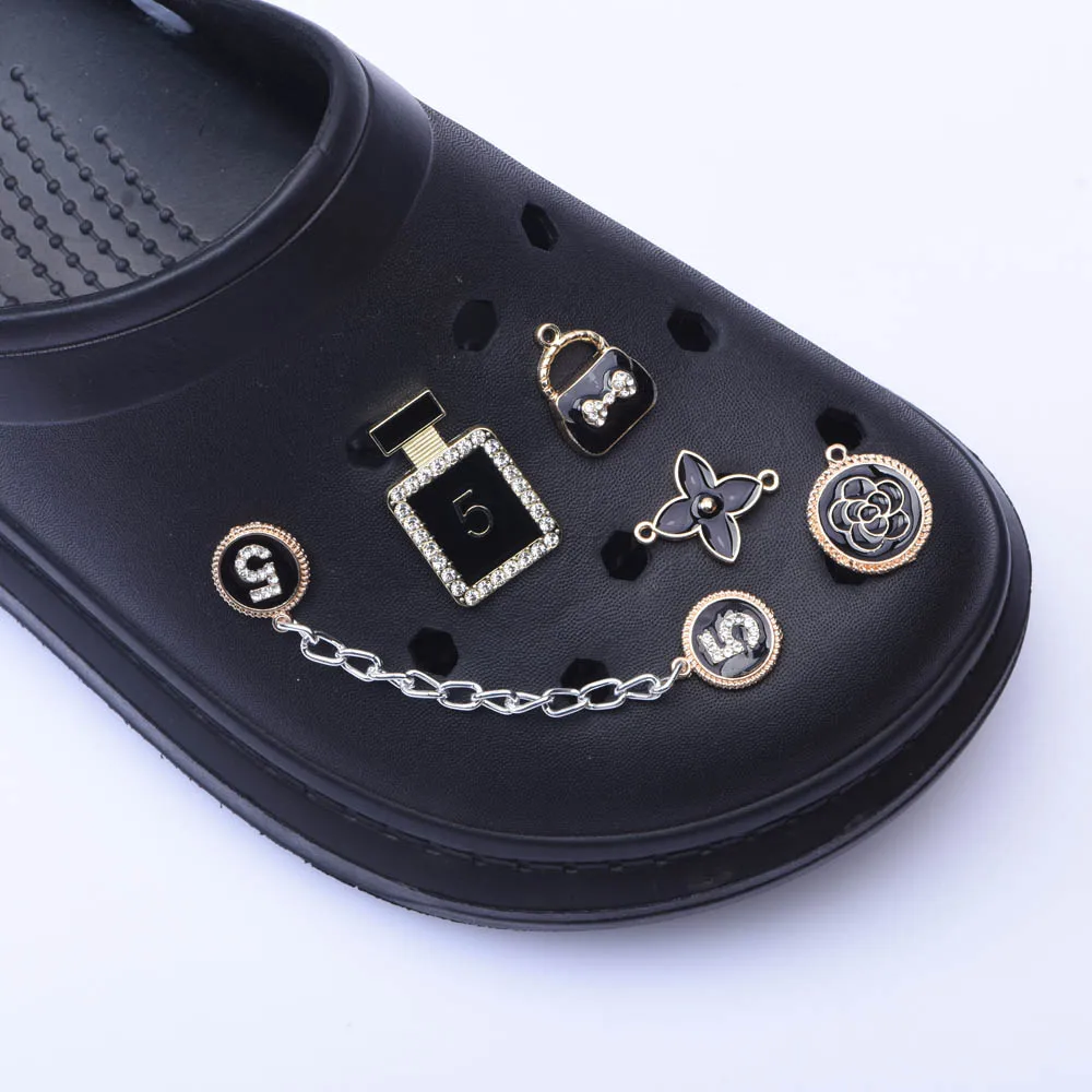 

designer shoes charm jibz For Crocks Clog Shoes Croc Shoe Charm croc chains metal charms, Customized