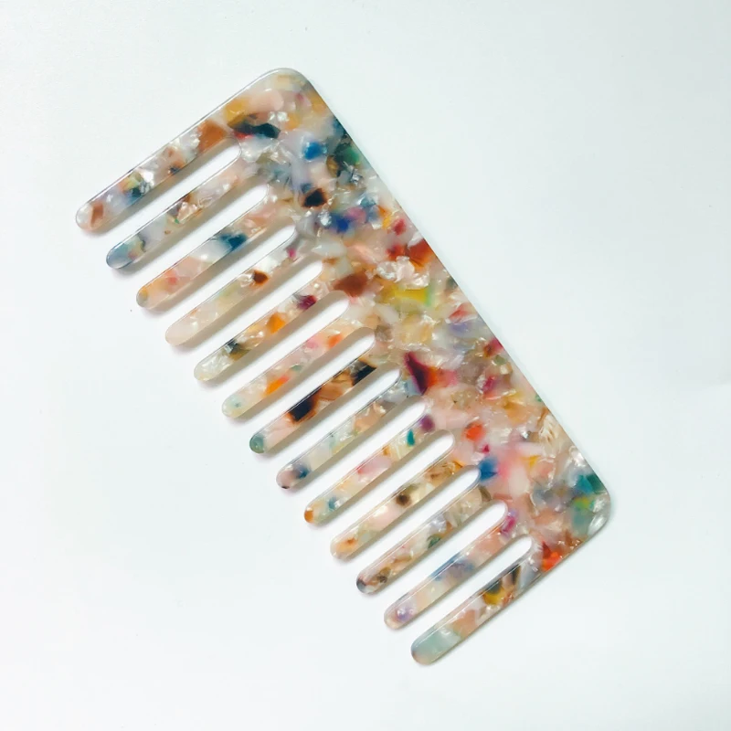 

Masterlee special style Plastic anti-static Multiple Color Hair Comb Wide Tooth Comb, Mix color