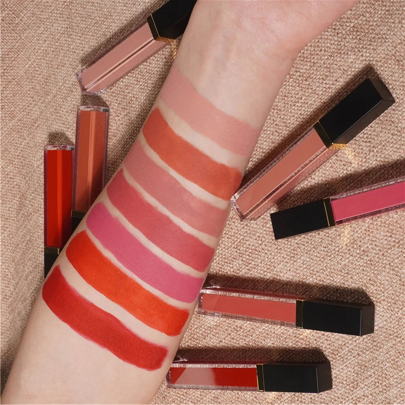 

RTS126 High quality custom matte lipstick nude shades dry lipstick