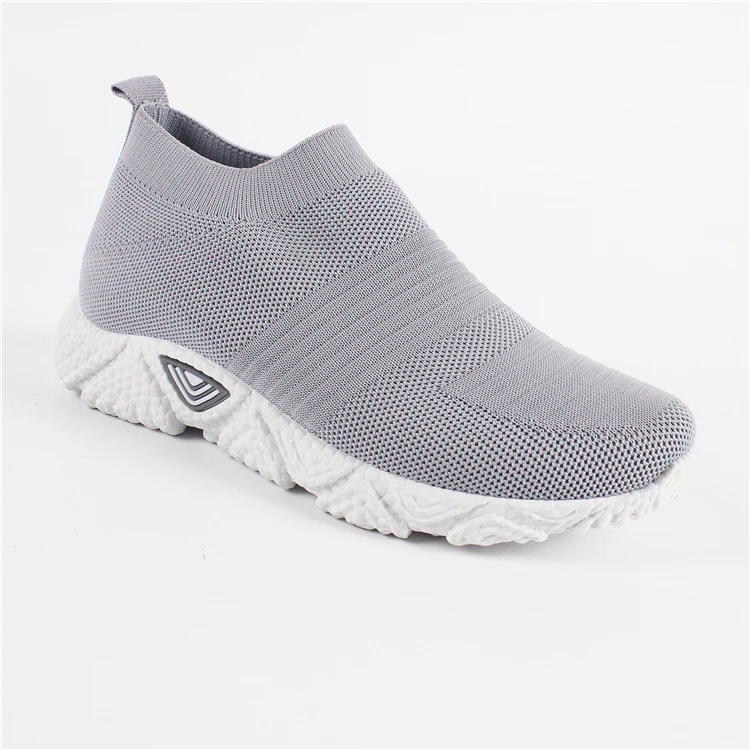 

Ladies Knitted Breathable Casual Shoes Mesh Flat Shoes High Elastic Lazy Shoes Sepatu datar wanita Zapatos planos de mujer s, Como muestra la imagen