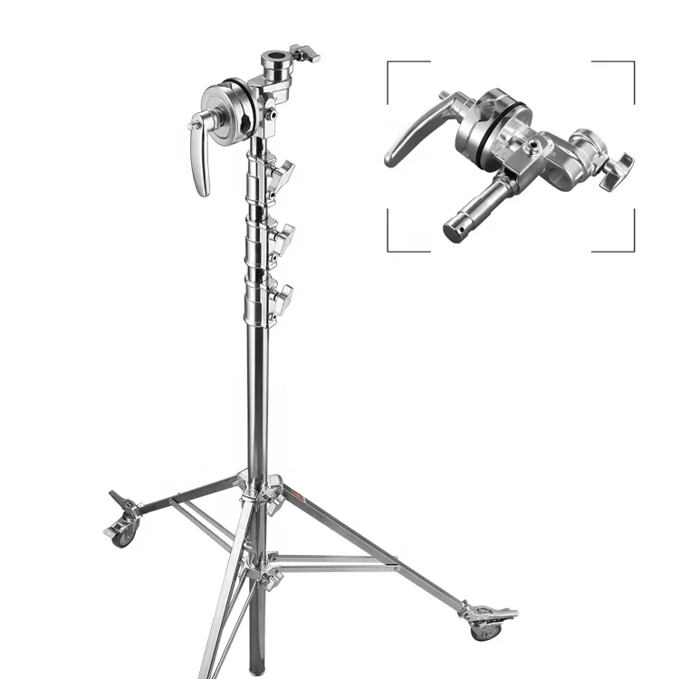 
6 meters high load bearing 30kg with wheels studio photography light stand tripod 