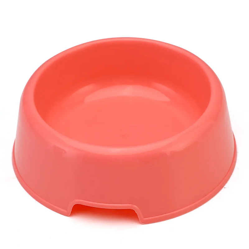 

Environmental Health Plastic Safe Non-toxic Shop Pet Single Round Bowl Easy Cleaning Pet Bowl for Dog and Cat, Pink green blue