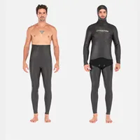 

High quality Custom neoprene Smooth skin spearfishing wetsuit black free diving suit Keep Warm Wetsuit for Men
