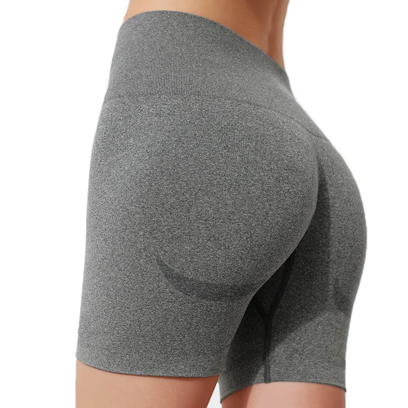 

In Stock Spandex Ladies Sports High Waist Yoga Shorts