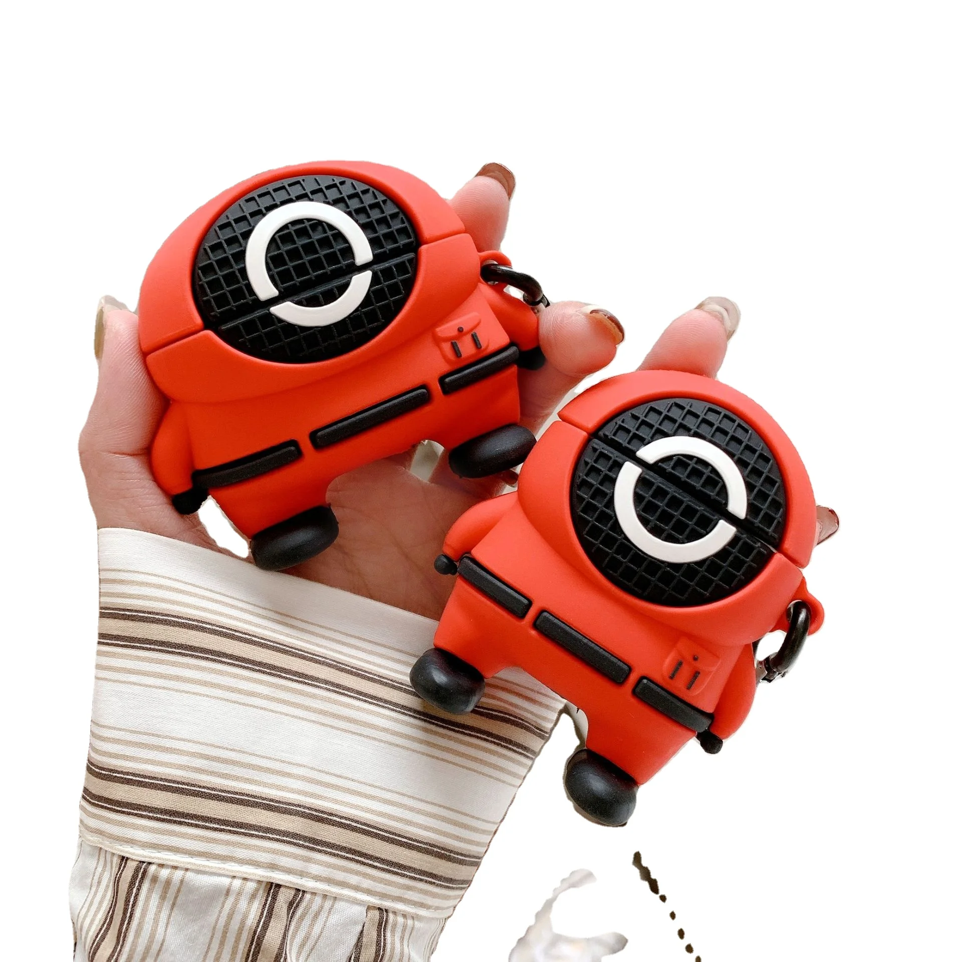 

Luxury Designer Cartoon Squid Game Earphone Cases For Airpods 1 2 Pro Soft Silicone Case Cover For Airpods Storage Charging Box