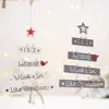 2018 hot sell handmade natural Wooden hanging family birthday board/wooden Christmas gift in China