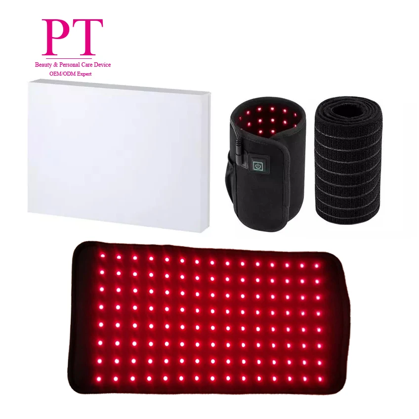 

Portable Infrared Led Device Red Light Therapy 660nm 850nm Belt, Black