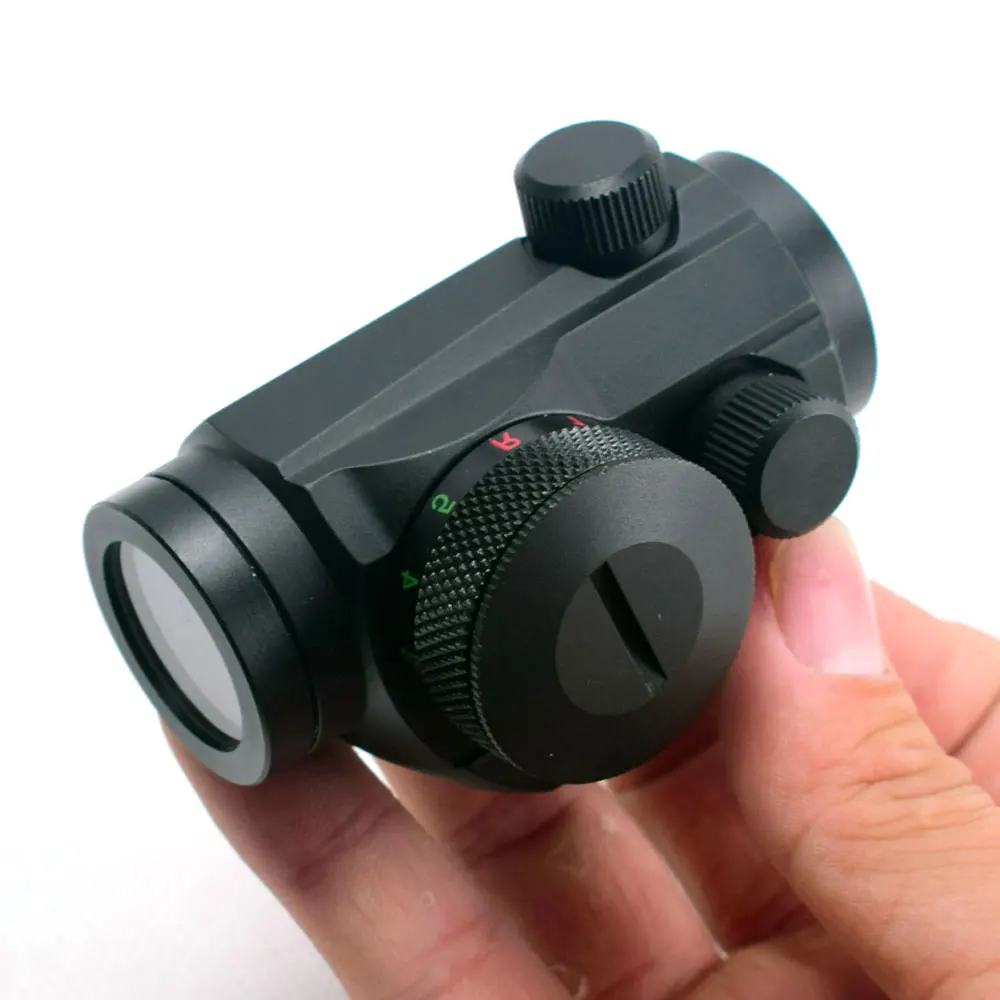 

Hunting Optics Riflescope 5 MOA Red Green Dot Sight 5 Models Brightness Adjustment Rifle Scope Reflex Lens