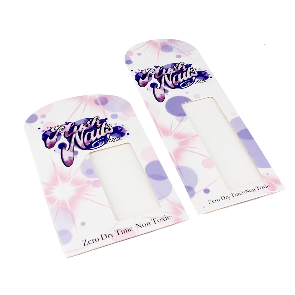 

Customized nail sticker envelope packaging nail strips box