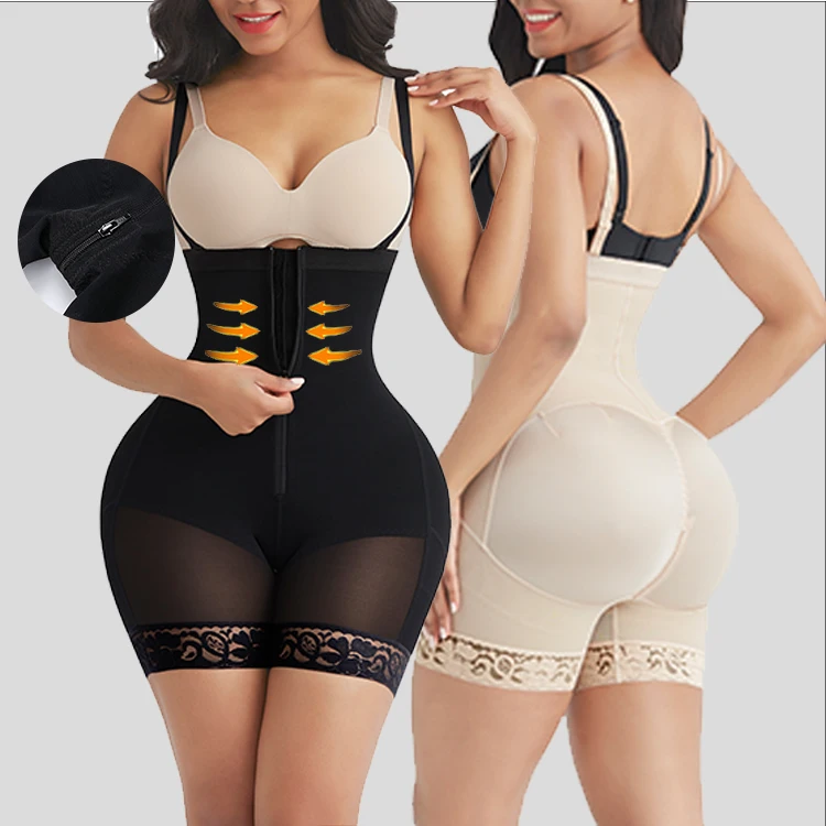 

Custom Service Waist Trimmer High Compression Body Shaper Tummy Control Enhancer Hip Women Shapewear Body Shaper, Black,nude