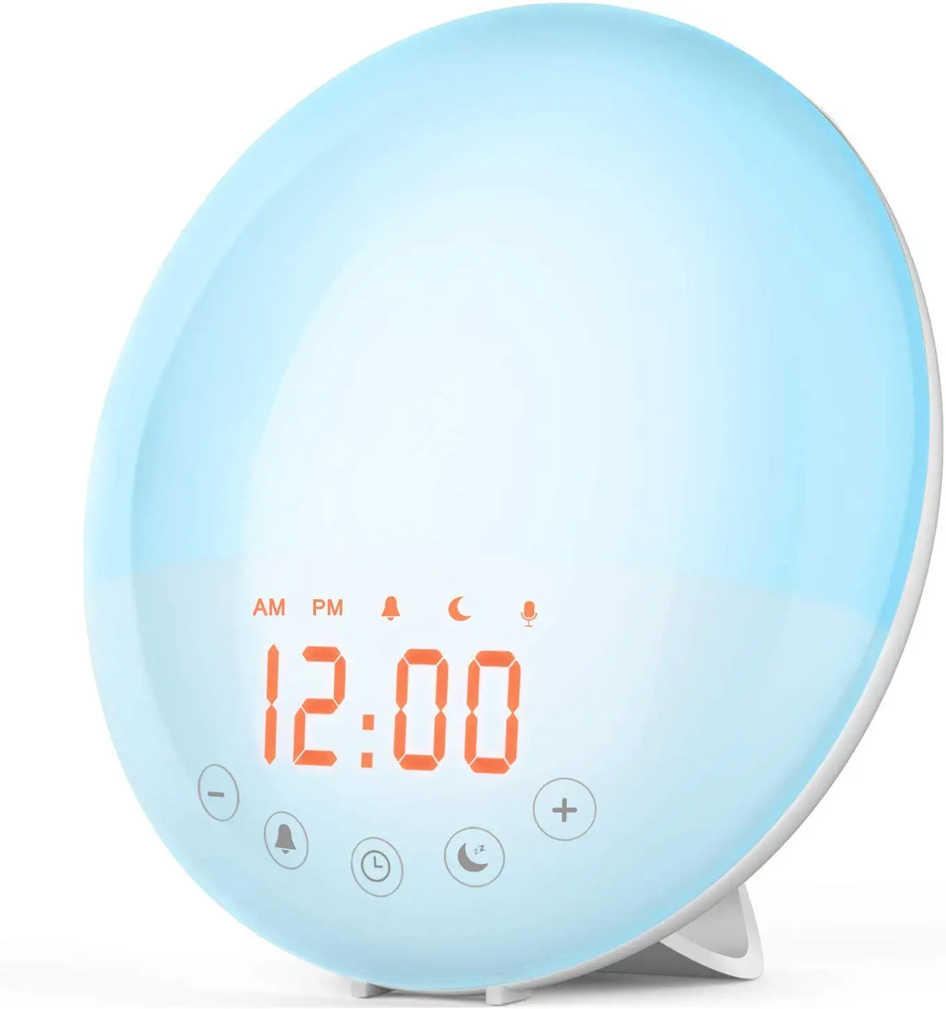 

Sunrise Simulation 7Colors 2Alarm 8Natural Sounds Digital Alarm Clock Radio