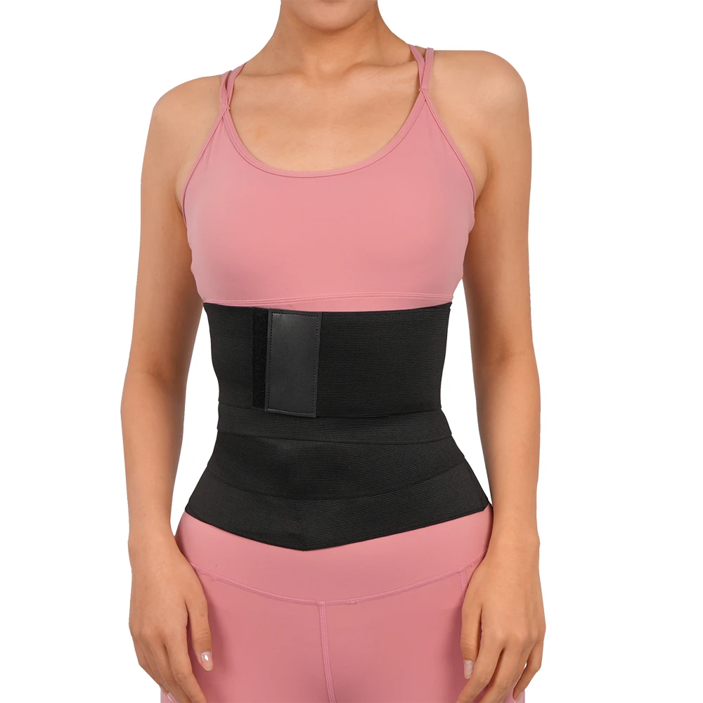 

Wholesale Custom High Elasticity Belt Abdomen Shapewear Tummy Bandage Wrap, Black