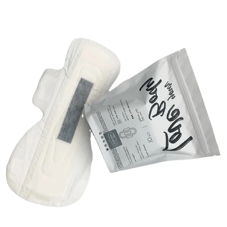 

Disposable underpad /sanitary napkin manufacturer in shandong private label paper bags packed