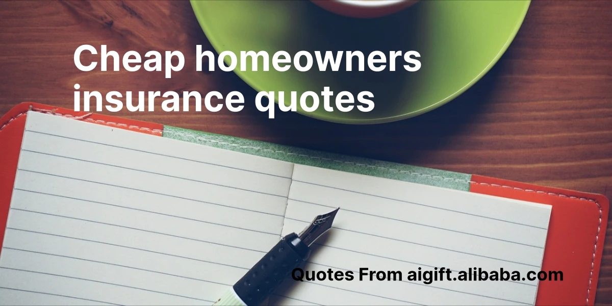 cheap homeowners insurance quotes