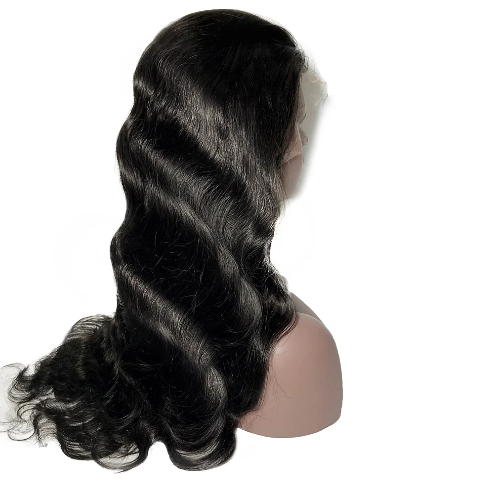 

pre plucked invisible body wave hd lace front wigs in virgin human hair