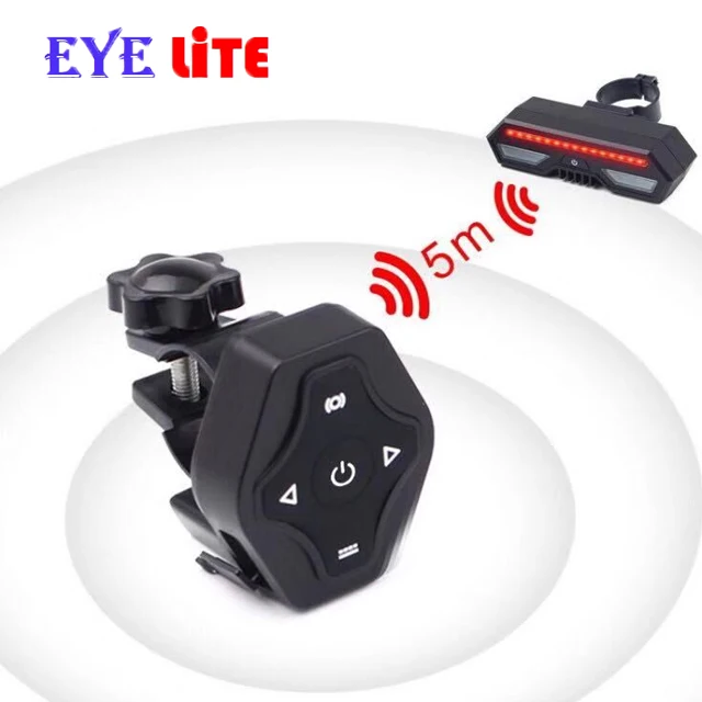 
Wireless Remote Control Bicycle Rear Light IPX4 Waterproof Bicycle Turn Signal Light 