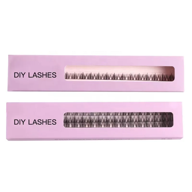 2022 Popular Diy Lash Extensions 10 Days Glue-based Lashes Half a Permanent Eyelash Segmented Lash Ribbons