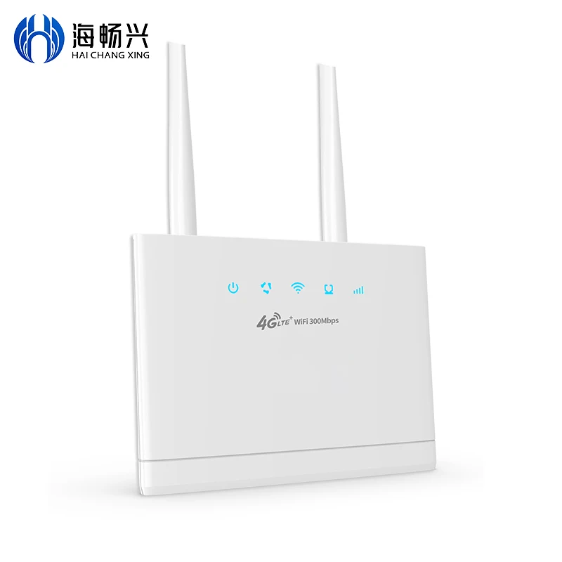 

2021 New HCX R311 Drop Shipping 4G LTE CPE WIFI Router Cat7 Wireless Router 4G CPE LTE Router with External Antenna and Lan Port