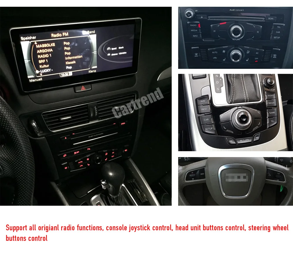 Car Touch Screen Music System Q3 Android Audio Video Multimedia Player