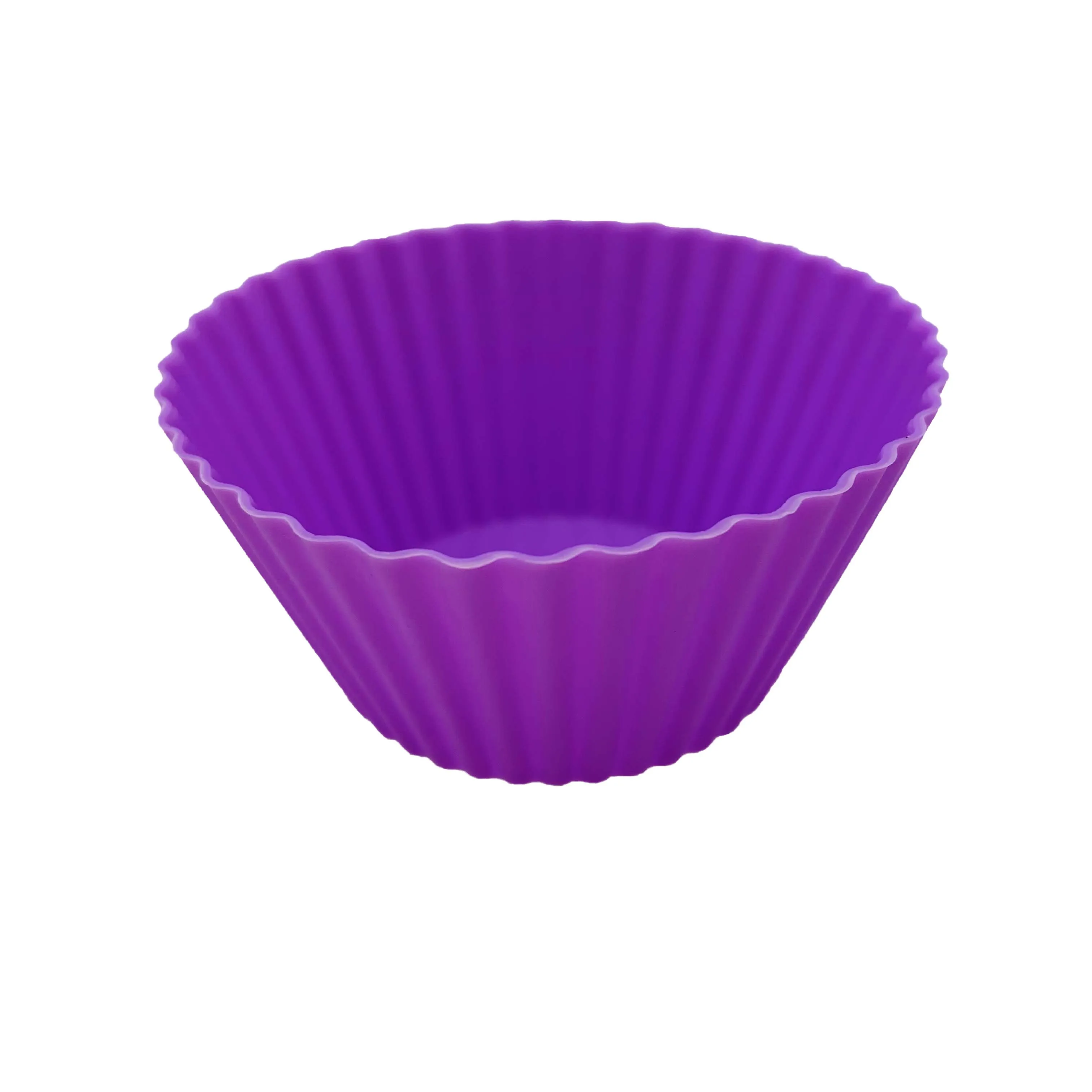 

Silicone Baking Cups Round 6pcs Cake Cup Bakeware Silicone Mold, Blue, purple, green, , red, orange