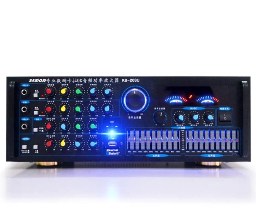 

Professional ahuja made in india 300 watts power 16000 watt amplifier with CE certificate, Black