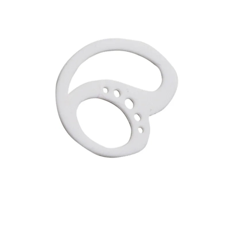 

1 Pair Non Slip Earphone Holder Lightweight Two Holes Silicone Portable Sport Earbuds Hooks Anti Falling Off Ear Clip
