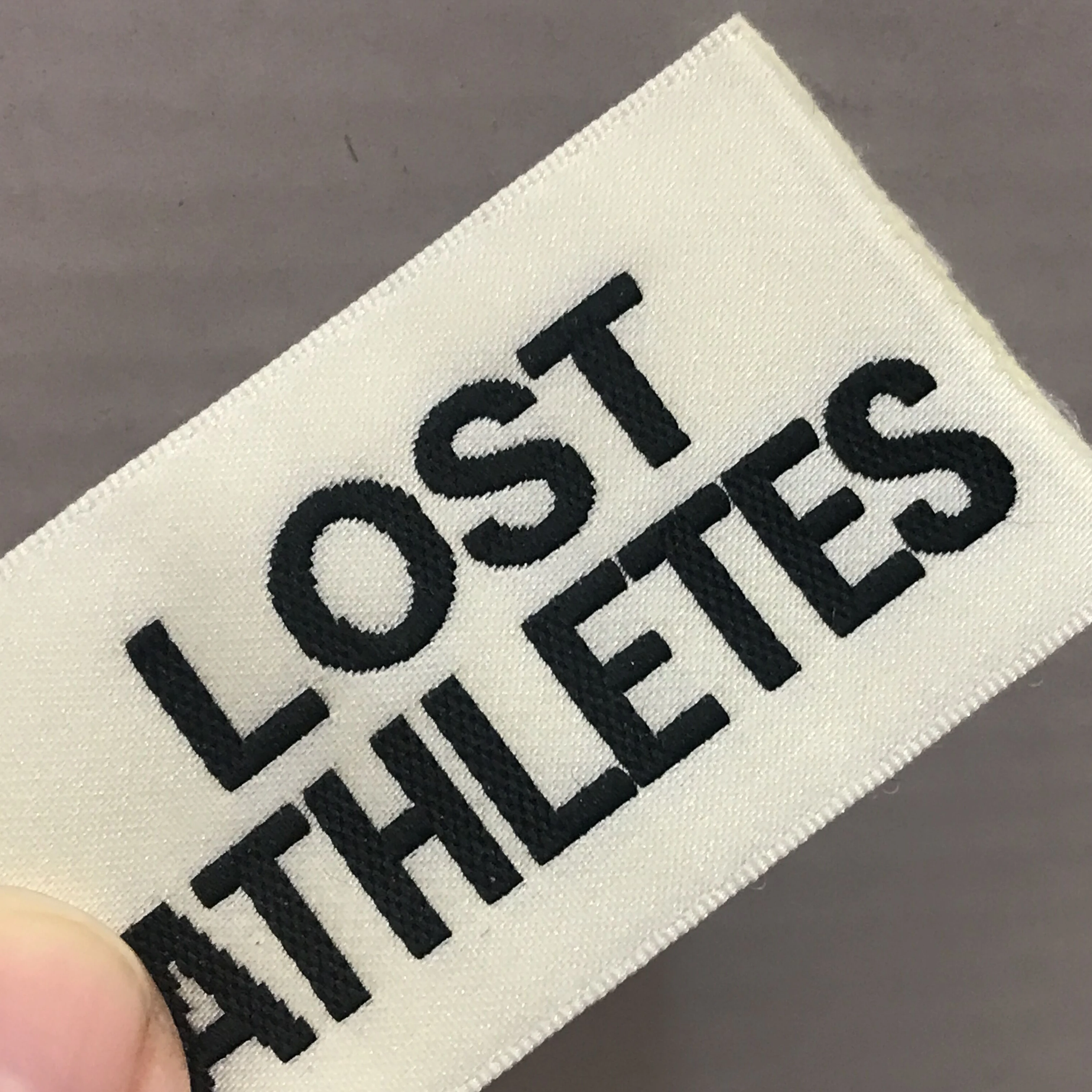 

Custom High density woven labels/ garment woven label