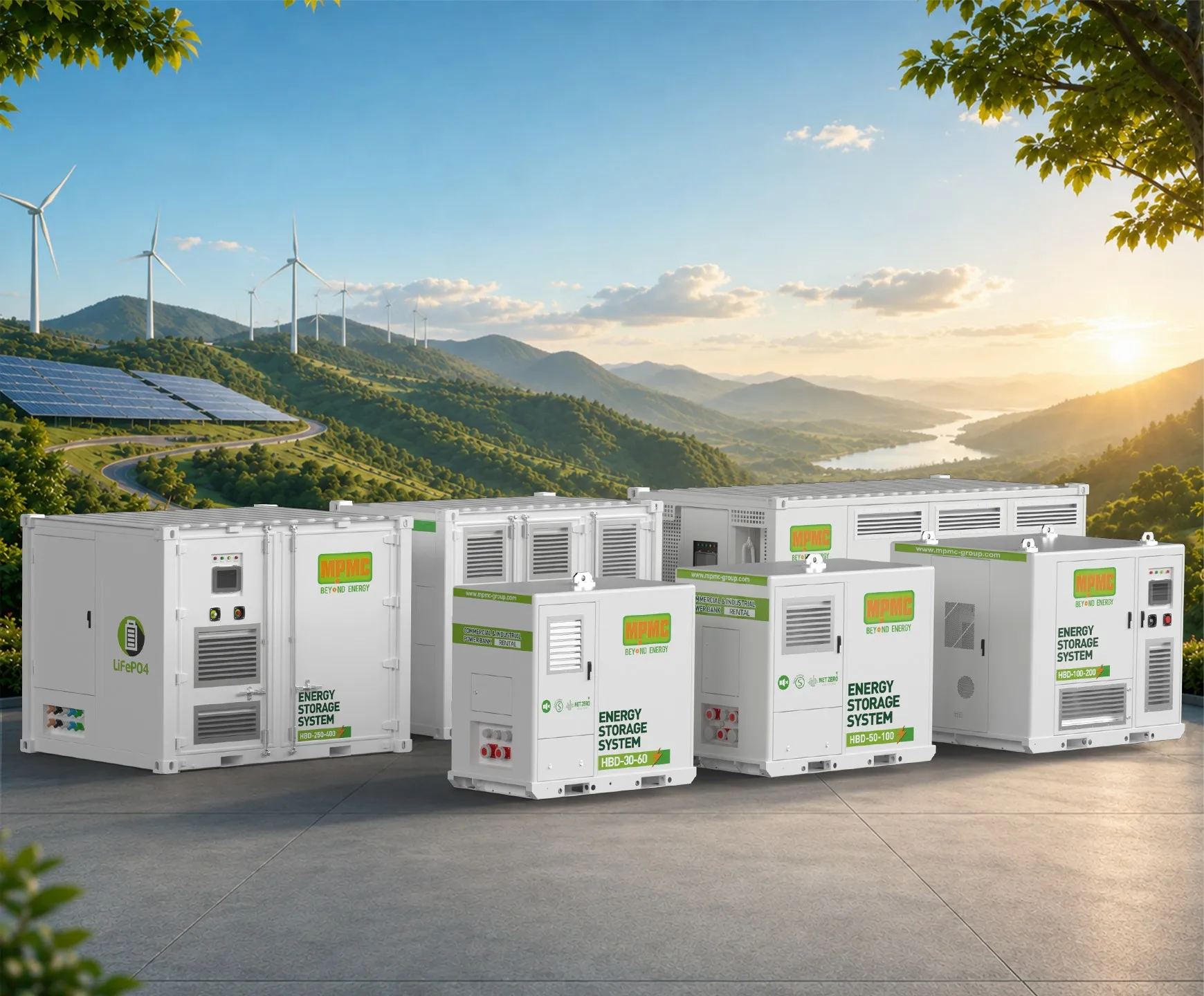 MPMC HBD-R mobile battery energy storage system family for hybrid power