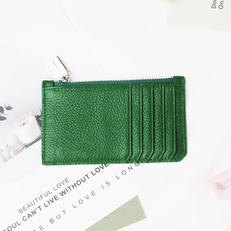 card holder with coin zip