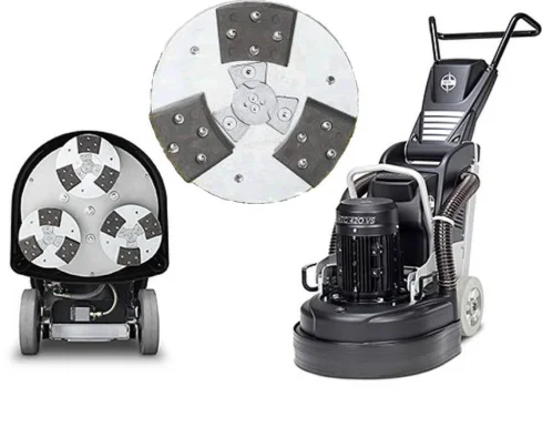 用于混凝土和石材的五个 pcd 和单段金刚石磨鞋