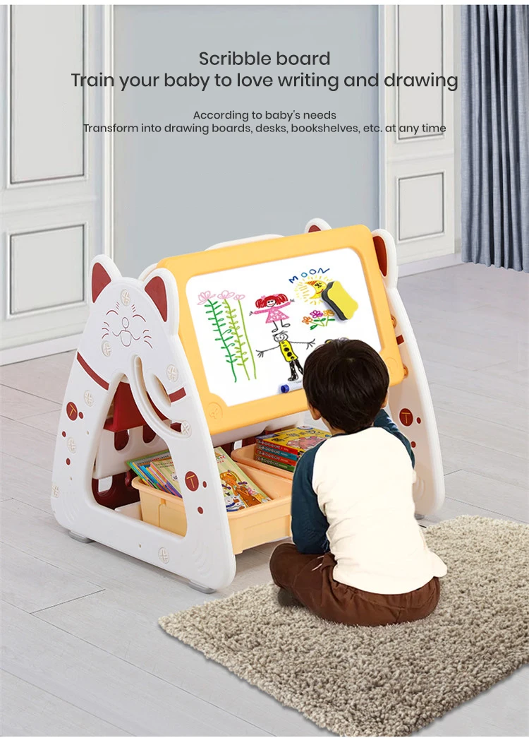 Children's Drawing Board Cat Small Blackboard Home Magnetic Kids Drawing Board