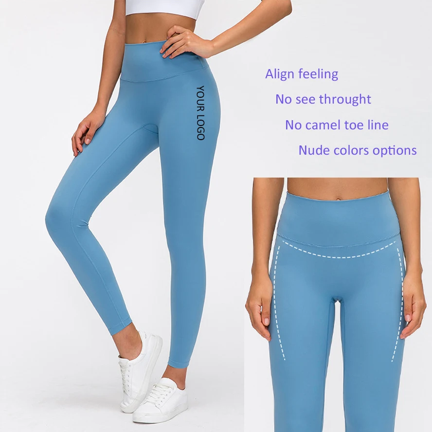 

D19108 Naked Feeling Buttery Soft Yoga Align Leggings Squat Proof High Waist Workout Gym Fitness Leggings