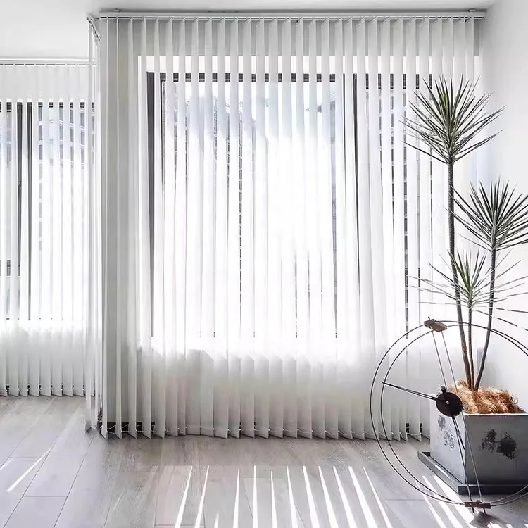 Remote Control Vertical Blinds for Window Motorized Blinds Roller Shutter Polystyrene Shutters Blind Slat Luxury Curtains