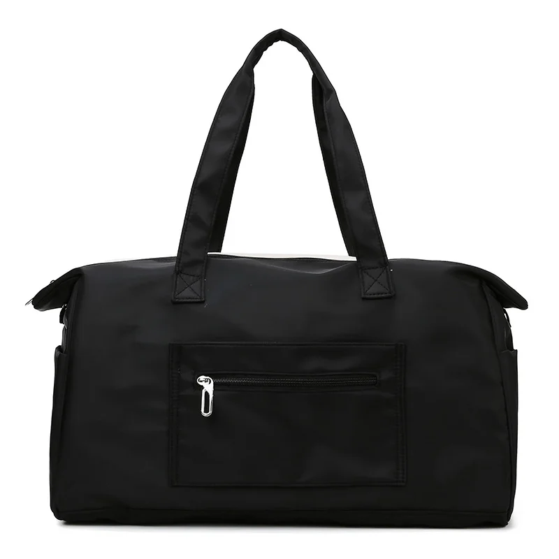 

2021 New Arrival designer Professional factory best price wholesale Trendy sport Gym barrel duffel travle bag, Black