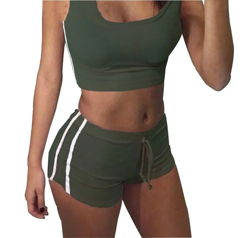 

2020 hot sale popular flexible and slim Short-cut navel women yoga suit, 3 colors