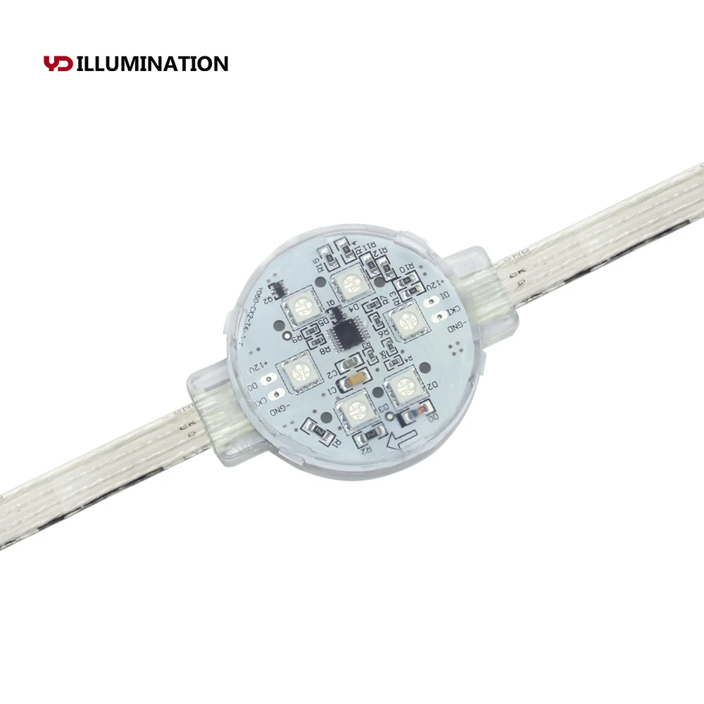 
Anti uv waterproof 50mm pixel rgb led direct lighting for cable bridge lighting 