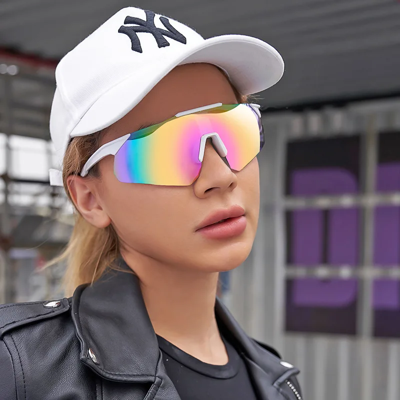 

2022 New Style Sport Eyewear Half Frame Outdoor Sun Glasses Riding Sunglasses Sports Blinkers Running Ladies Lentes De Sol